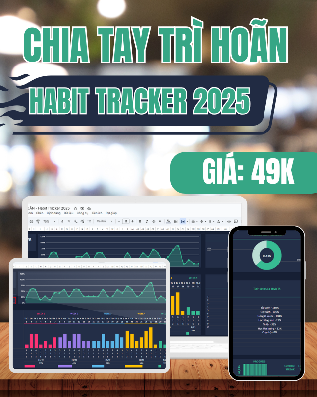 CHIA TAY TRÌ HOÃN - Habit Tracker 2025