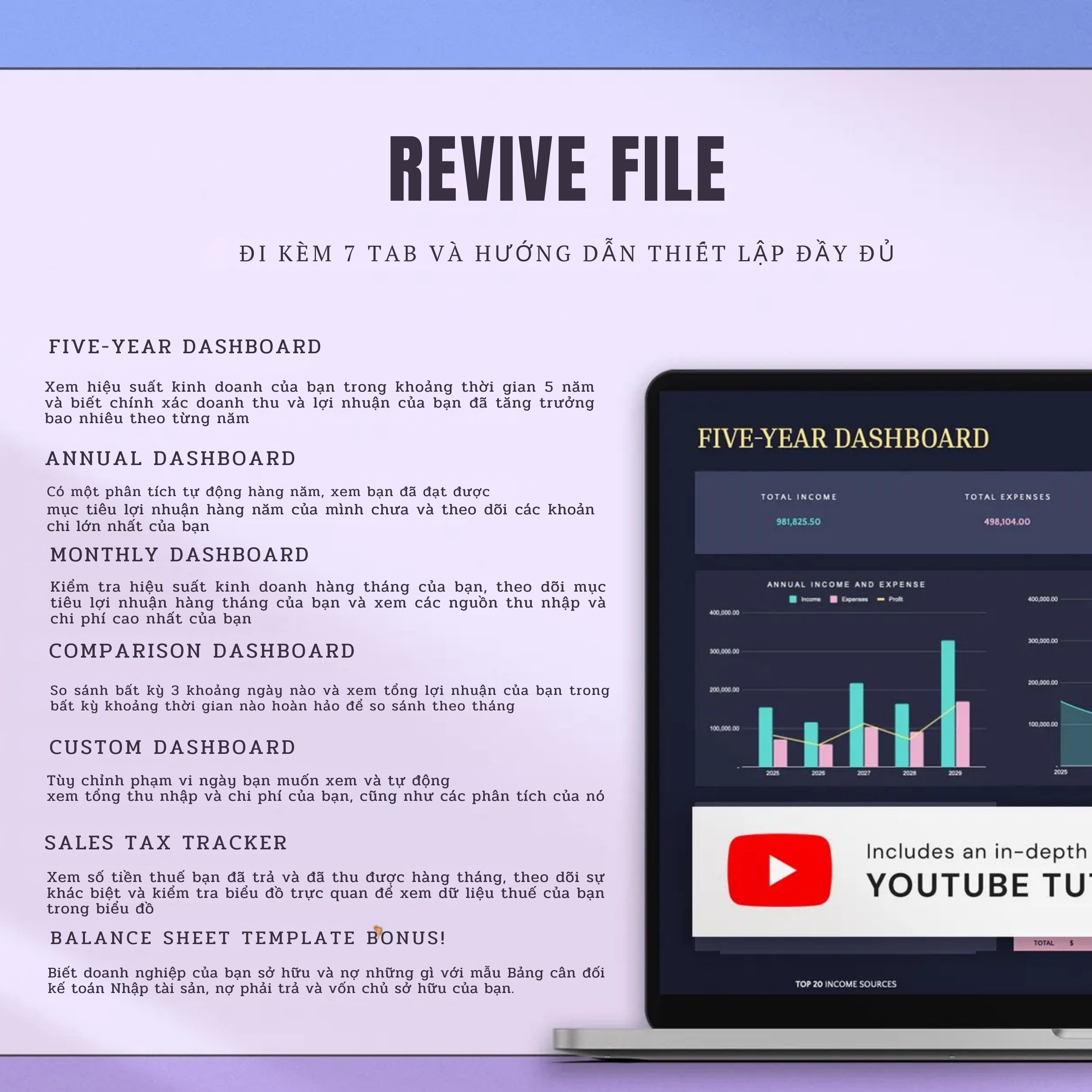 Theo Dõi Tài Chính Thông Minh (Dark Mode - Version 3.0) - Ảnh 2