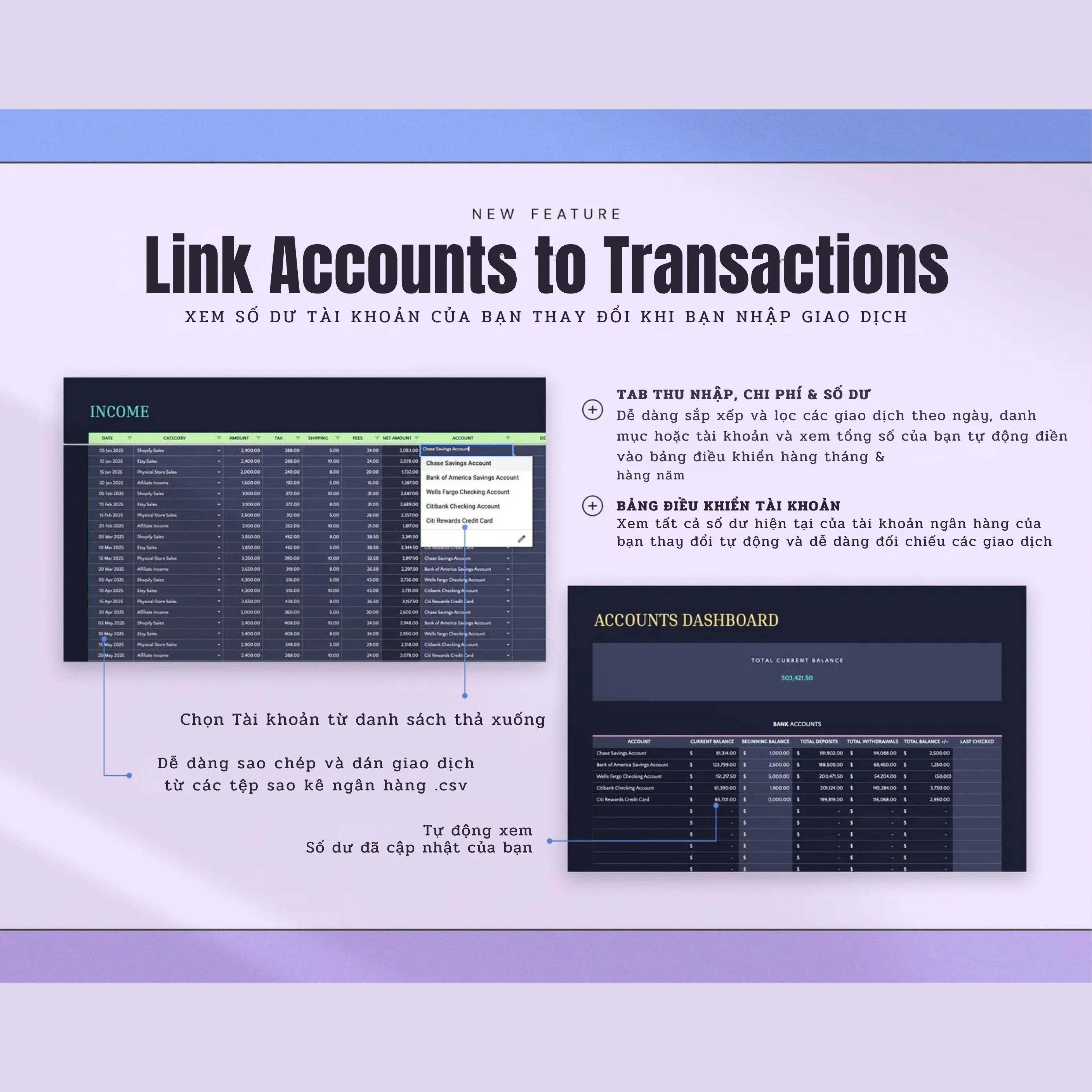 Theo Dõi Tài Chính Thông Minh (Dark Mode - Version 3.0) - Ảnh 6
