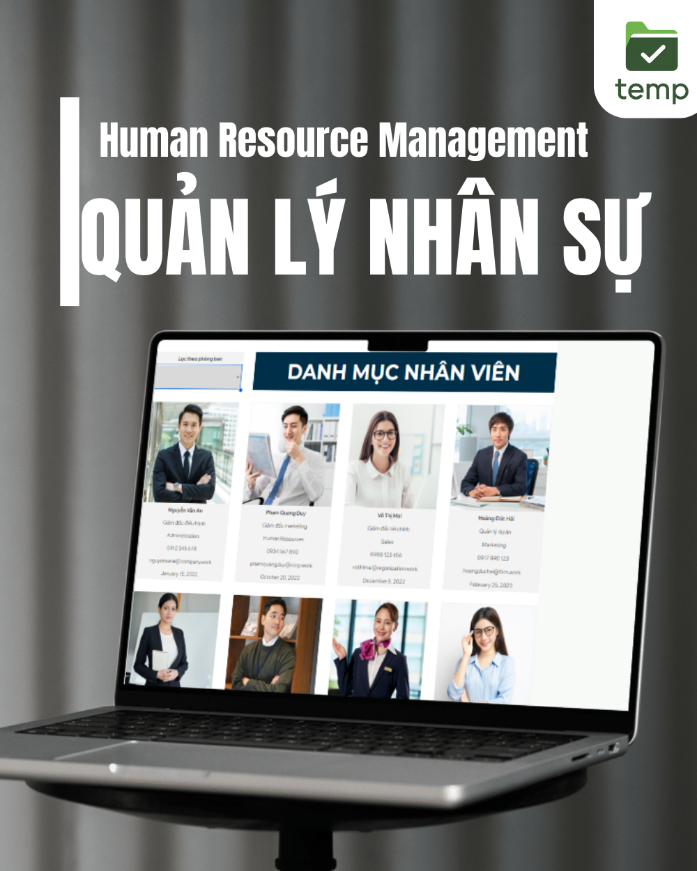 QUẢN LÝ NHÂN SỰ V1 - Human Resource Management