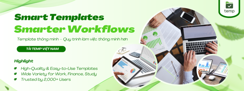 Template thông minh – Quy trình làm việc thông minh hơn