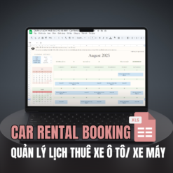 QUẢN LÝ LỊCH THUÊ XE Ô TÔ/ XE MÁY - Car Rental Booking Calendar