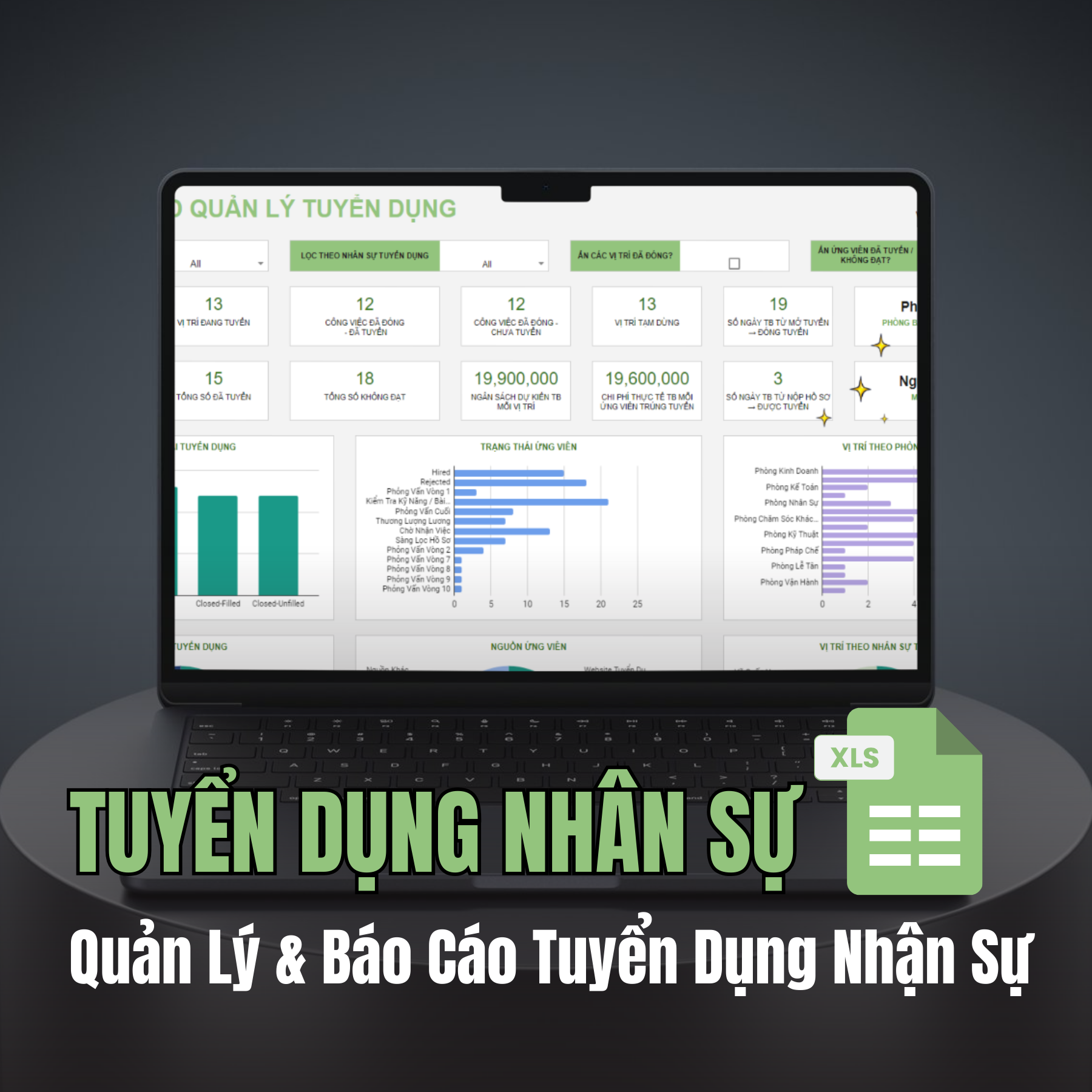 Quản Lý & Báo Cáo Danh Sách Tuyển Dụng Nhân Sự