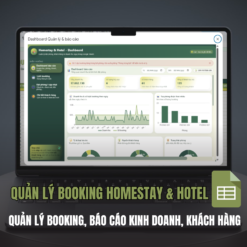 QUẢN LÝ BOOKING HOMESTAY & HOTEL PRO VERSION | Tích hợp phần mềm quản lý