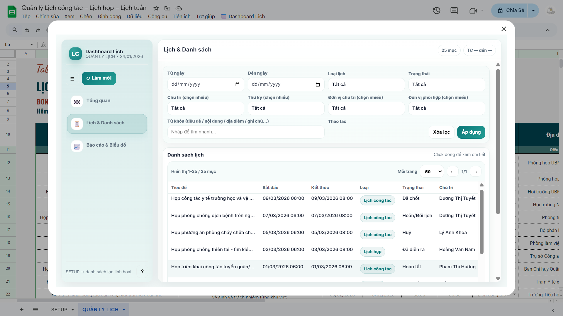 QUẢN LÝ LỊCH CÔNG TÁC QUẢN LÝ LỊCH HỌP - CÔNG TÁC DÀNH CHO SẾP, LÃNH ĐẠO - Ảnh 6