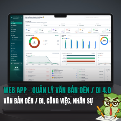 WEB APP - Quản lý văn bản đến / Đi, Công việc, Nhân sự 4.0 (Chuyên nghiệp, dễ dùng có hướng dẫn sử dụng chi tiết)