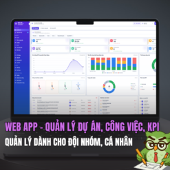 WEB APP - Quản lý Công việc & KPI Đội nhóm (Tính KPI, duyệt tiến độ, công việc, có email nhắc việc tự động)