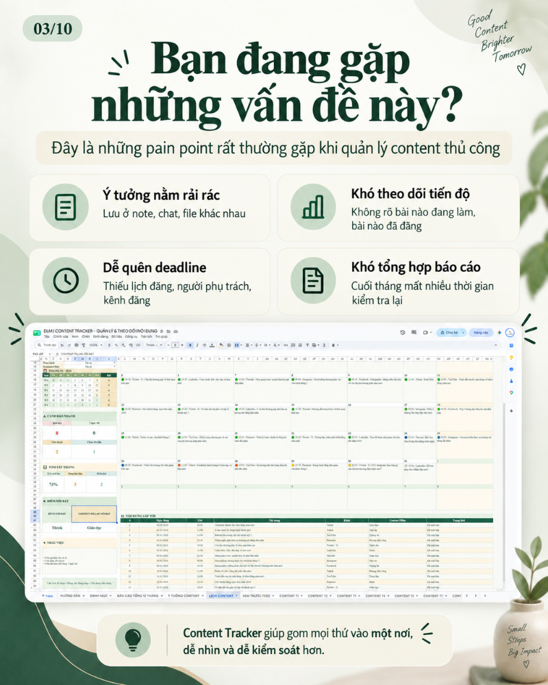 CONTENT TRACKER – QUẢN LÝ & THEO DÕI NỘI DUNG 12 THÁNG - Ảnh 4