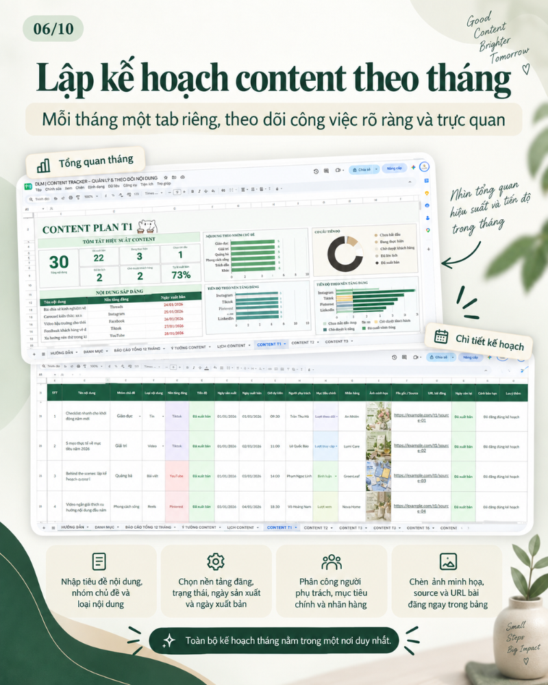 CONTENT TRACKER – QUẢN LÝ & THEO DÕI NỘI DUNG 12 THÁNG - Ảnh 7
