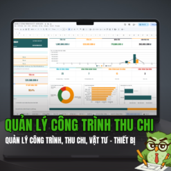 QUẢN LÝ CÔNG TRÌNH / THU - CHI, VẬT TƯ, THIẾT BỊ